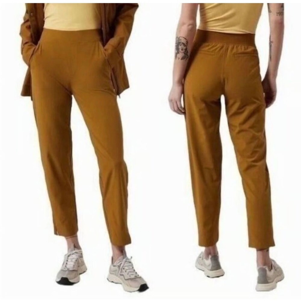 Athleta Brooklyn Ankle Pant 20 Mustard Yellow Ochre Tapered‎ 288086 Womens - Picture 10 of 10